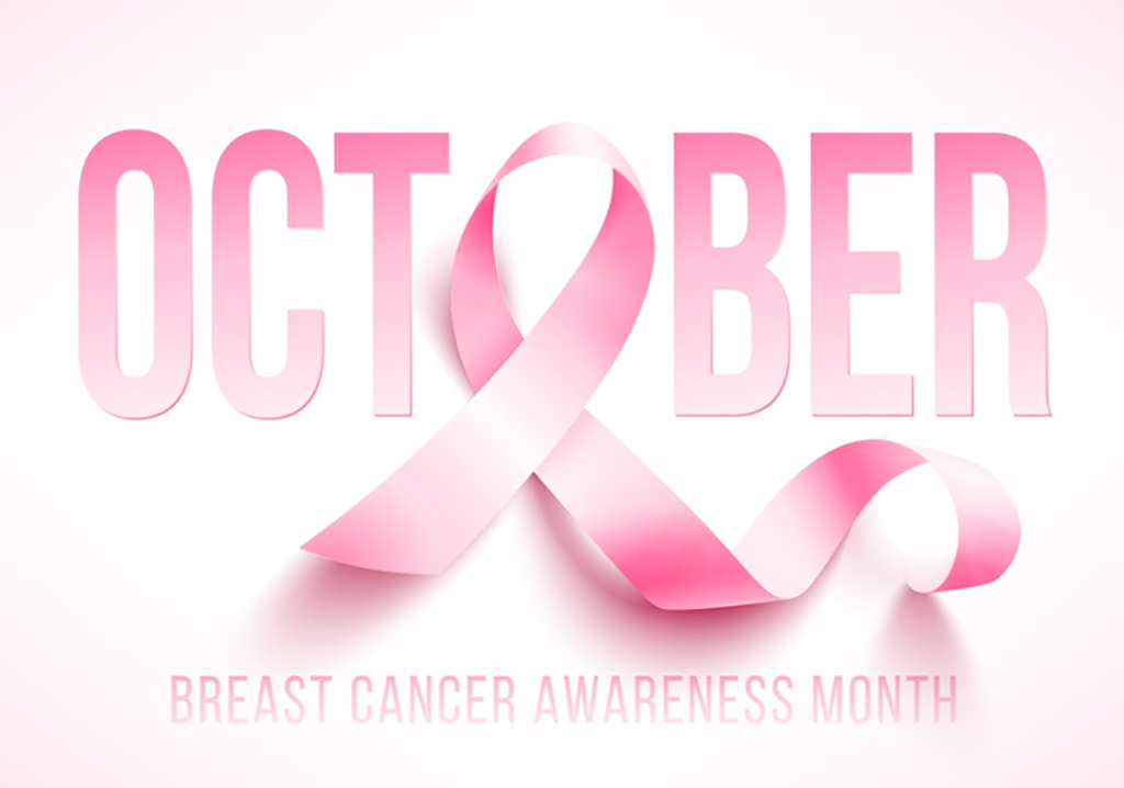 october breast cancer awareness ribbon